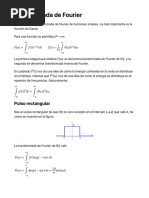 Transformada de Fourier