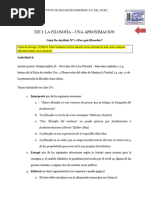 Guia de Analisis Filosofia Nro. 1 - 1er. Cuat.