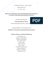 Efficiency Efficiency in Utilizing The Concept of Programmable Logic Controller in Creating An Arduino