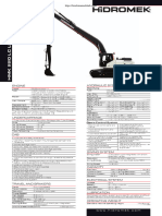 Hidromek HMK 220 LCLR Technical Specification