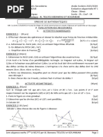 1ère Séq 3ème Maths LY - BI.FO 2024