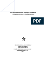 Guía para La Elaboración de Unidades de Competencia y Titulaciones, Con Base en El Análisis Funcional