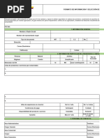 FO-CO-005 Información y Selección de Proveedores