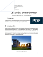 La Sombra de Un Gnomon