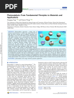 Photocatalysis Fundamentos