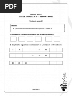 1o BASICO MARZO GUIAS DE APRENDIZAJE MATEMATICA