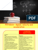 Kinematics (Kec Kelajuan Jarak Perpindahan)