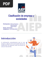 Clasificacion de Empresas