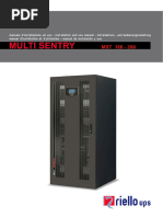 Multi Sentry MST 160kVA 200kVA User Manual