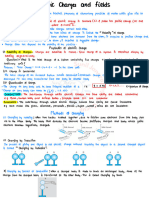 Electric Charges and Fields New Notes