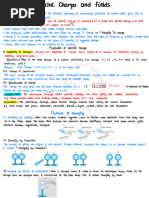 Electric Charges and Fields New Notes