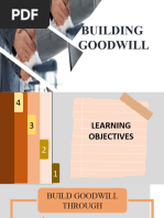 Building Goodwill