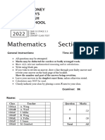 SBHS 2022 Y10 CCT 1