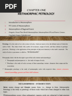 Metamorphic Petrology