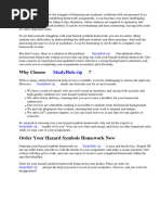 Hazard Symbols Homework