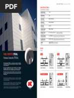 PRIX 2.4 - 2.5 - 2.6 - 2.7 - 2.15 - 2.38 - Fiche Technique Du Panneau Composite STRUGAL-STAC