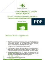 Consideraciones para Informe de Competencias Parent Ales