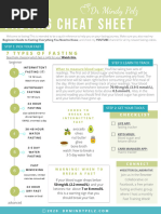 Health - Fasting Cheat Sheet