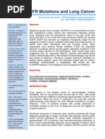 EGFR Mutations and Lung Cancer