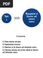 IMD315 Note 2 - Management of Libraries & Information Centers