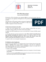 TP 6 Web Dynamique: Département: Informatique Filière: SMI Semestre: S6