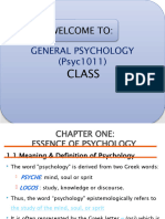 General Psychology PPT (2023)