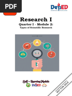 Research I - Q1 - Module2 - Types of Scientific Research - v2 1