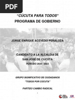 Programa de Gobiernojorge Acevedo