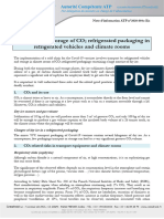 2020 - 004c Transport and Storage of CO2 Refrigerated Packaging in Refrigerated Vehicles and Climate Rooms