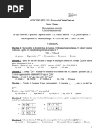 Concours Epss Chimie G 2014-2015 Version A