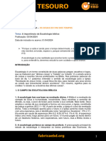 L01 - A Importãncia Da Escatologia Bíblica - 2º Trim 2024 - Textual - Simony Monteiro