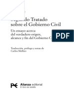 Segundo Tratado Sobre El Gobierno Civil