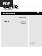 Parts Manual: Serial Number Range