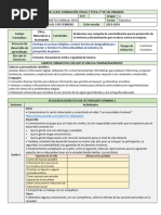 Planeacion de 3 Grado Tecnica Febrero