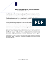 Guia para La Determinación Del Indicador "Tasa de Accidentes Laborales"