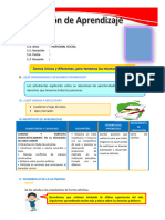 D1 A2 SESIÓN PS - Somos Únicos y Diferentes, Pero Tenemos Los Mismos Derechos.