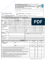 Health Declaration Form