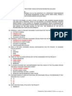 Answer Key Ar Des Preboard No.10 2-Storey Single Detached RSDL