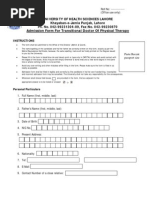 TDPT Form