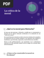 La Crítica de La Moral