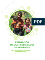 Estimacion de Las Necesidades de Alimentos Plan Docenal