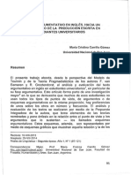 Exto Est e Iva r-2 e Esos Sa Ia: Cristina Carrillo Universidad Nacional de San Juan