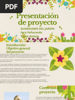 Presentación de Proyecto Naturaleza Bonito Verde y Beige