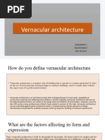 Vernacular Architecture