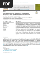 Light Matter Interaction Empowered by Orbital Angular M - 2023 - Progress in Qua