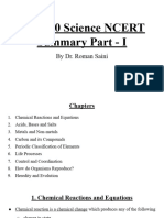 S40 Class10ScienceNCERTSummaryPart I