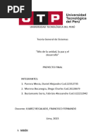 Trabajo Final de Teoría General de Sistemas