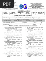 Physics Form 2 Eval 1