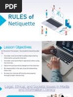 Rules of Netiquette