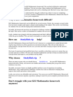 Ks3 Mathematics Homework Pack D Level 6 Answers